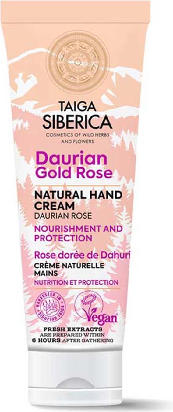 Krem për duar Natura Siberica Taiga Daurian Gold Rose 1 copë