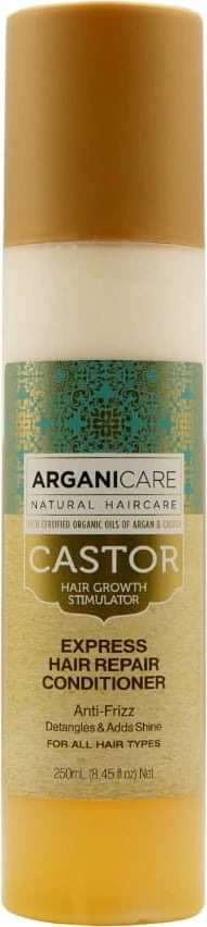 Kondicioner pa shpëlarje për femra Arganicare Castor Express-Action, 250ml