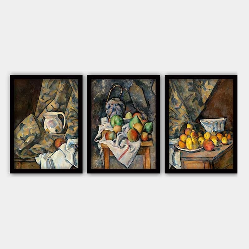 Pikturë dekorative me kornizë (3 copë), Wallity, 3SC_UN2035470 _3545