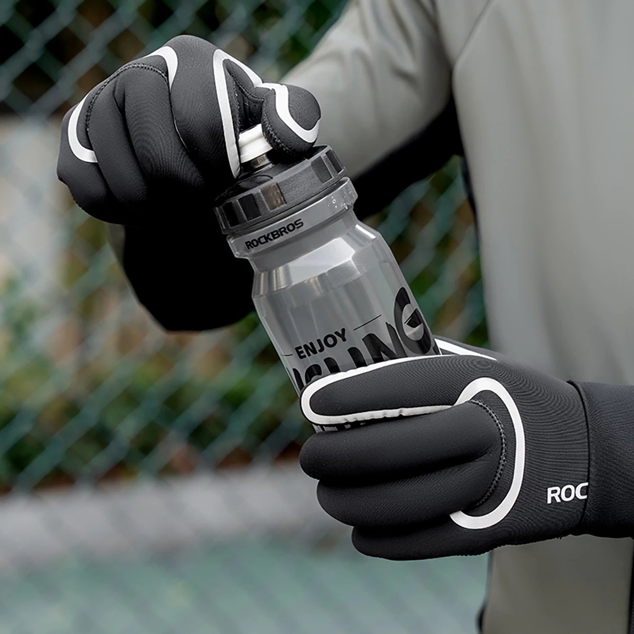 Doreza çiklizmi Rockbros 1631000702, L/XL, të zeza, waterproof