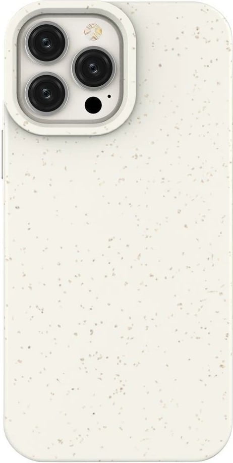 Mbështjellës Hurtel Eco Case për iPhone 14 Plus, silikon i biodegradueshëm, Bardhë