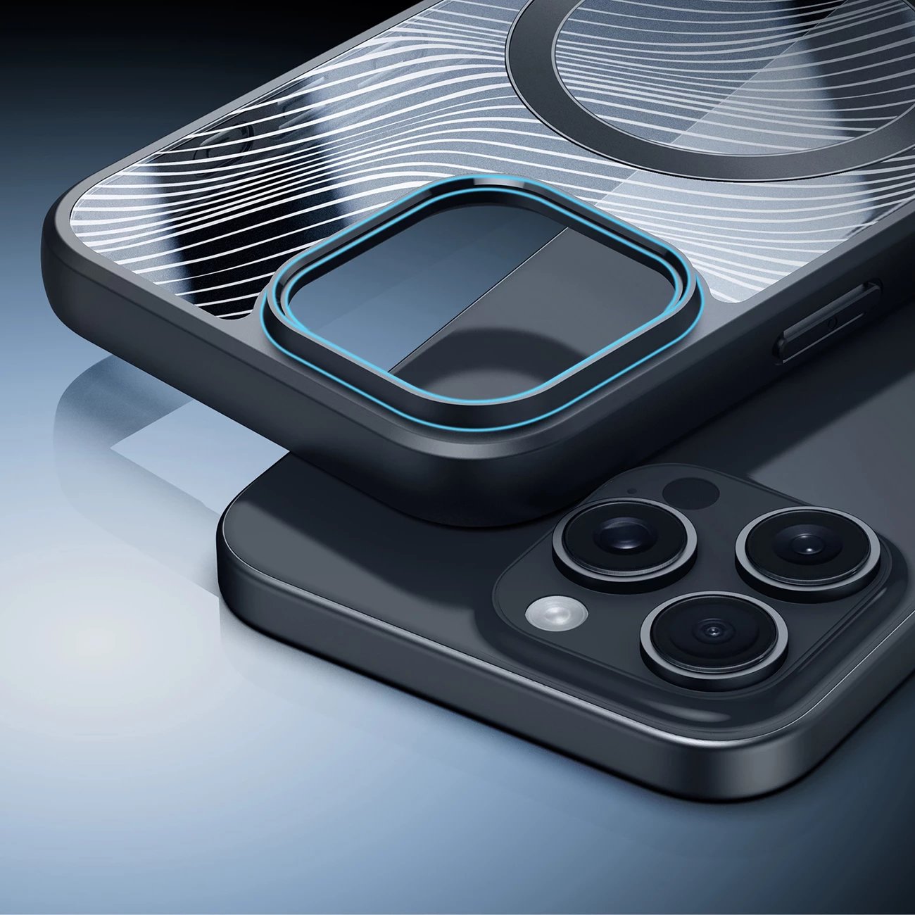 Mbështjellës Dux Ducis Aimo Mag për iPhone 16 Pro Max, MagSafe, i zi Mbështjellës Dux Ducis Aimo Mag për iPhone 16 Pro Max, MagSafe, i zi