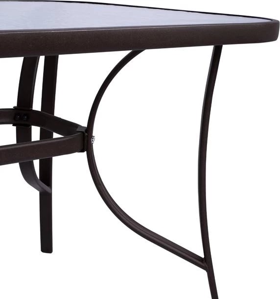 Tavolinë Bruno metalike ngjyrë kafe 140Χ80Χ72 FH5106.02