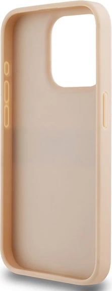 Mbështjellës DKNY Mono Stripe & Metal Logo për iPhone 15 Pro, Rozë