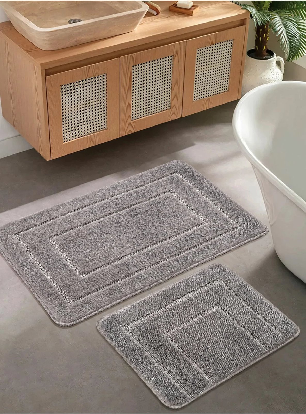 Set tapetash për banjo (2 copë), Mijölnir, Cerceve, ngjyrë gri