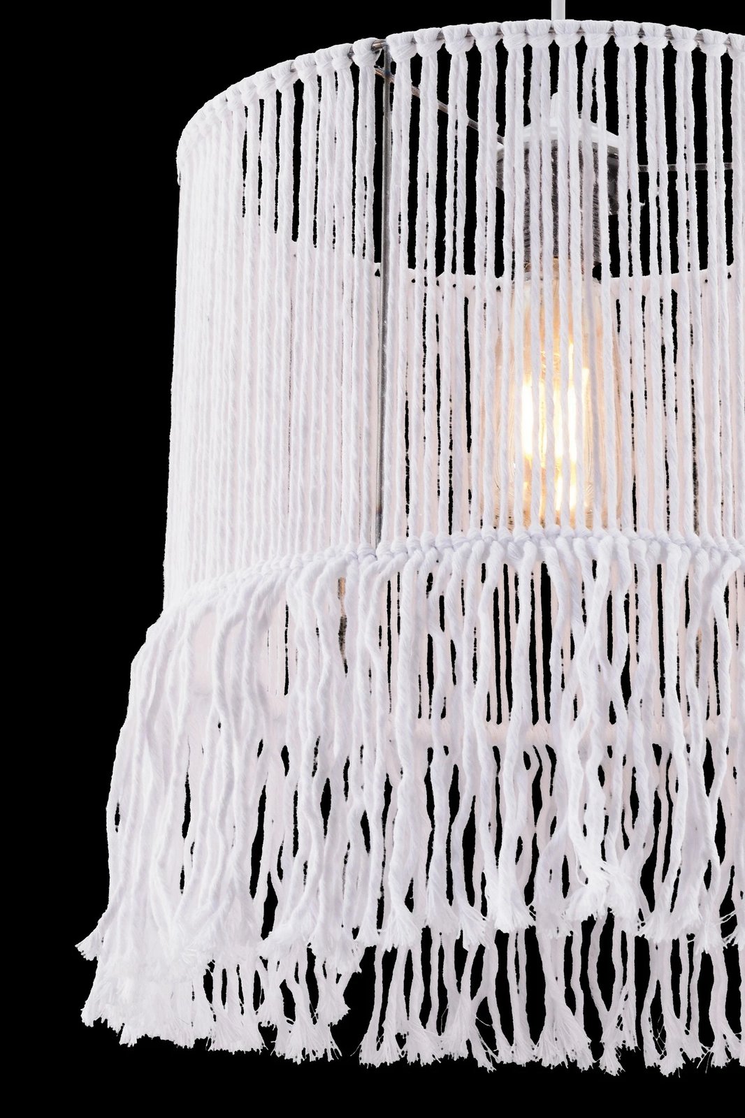 Llambë tavani Opviq, Ness Macrame, e bardhë