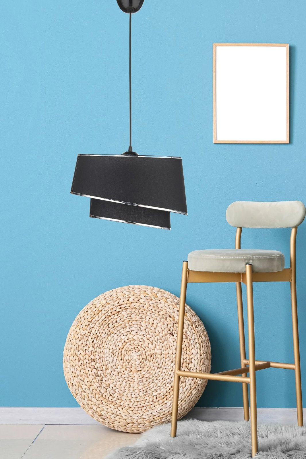 Llambë tavani Opviq, KS-2006, e zezë dhe argjendtë