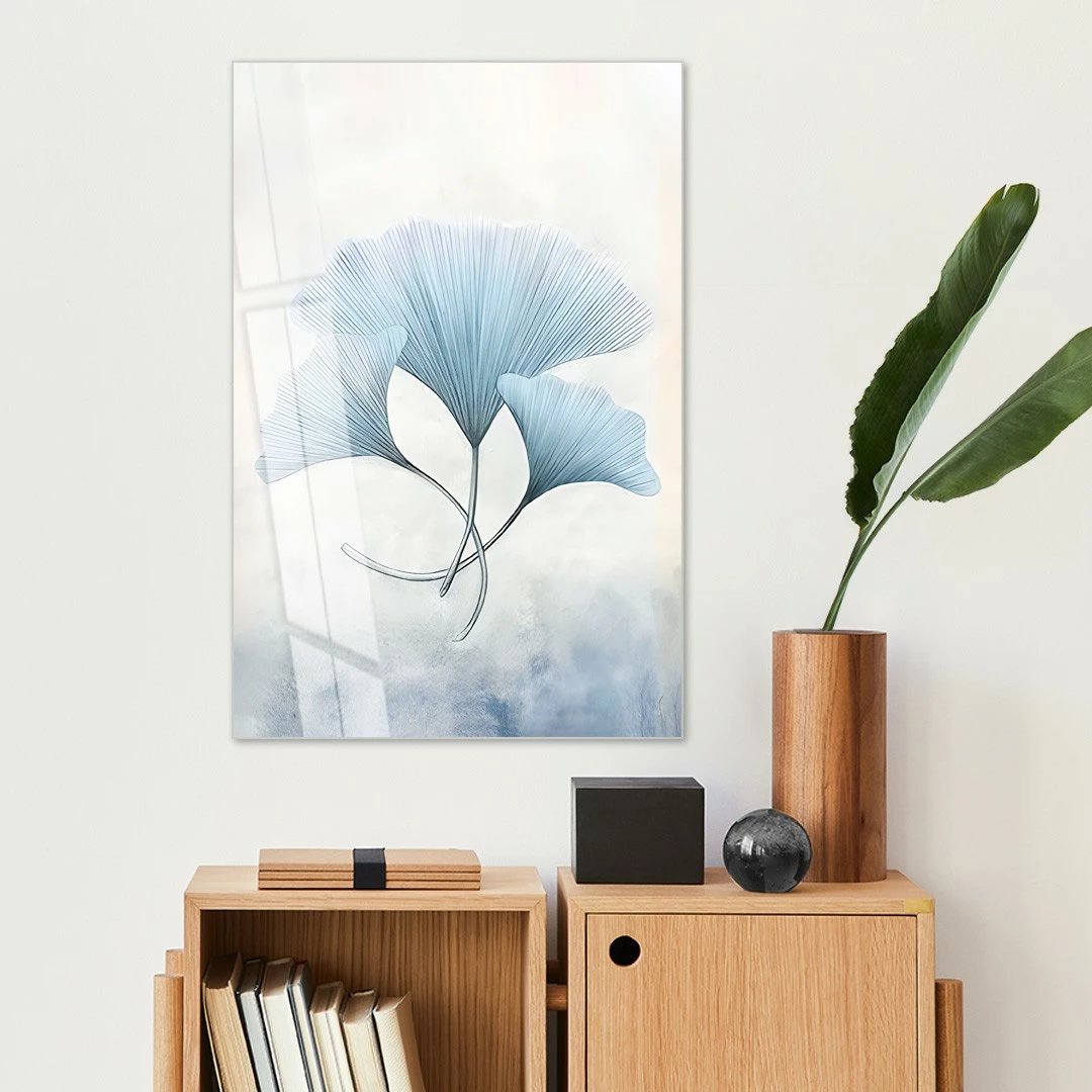 Pikturë dekorative prej xhami të temperuar, Wallity Huhu355, 100x70cm