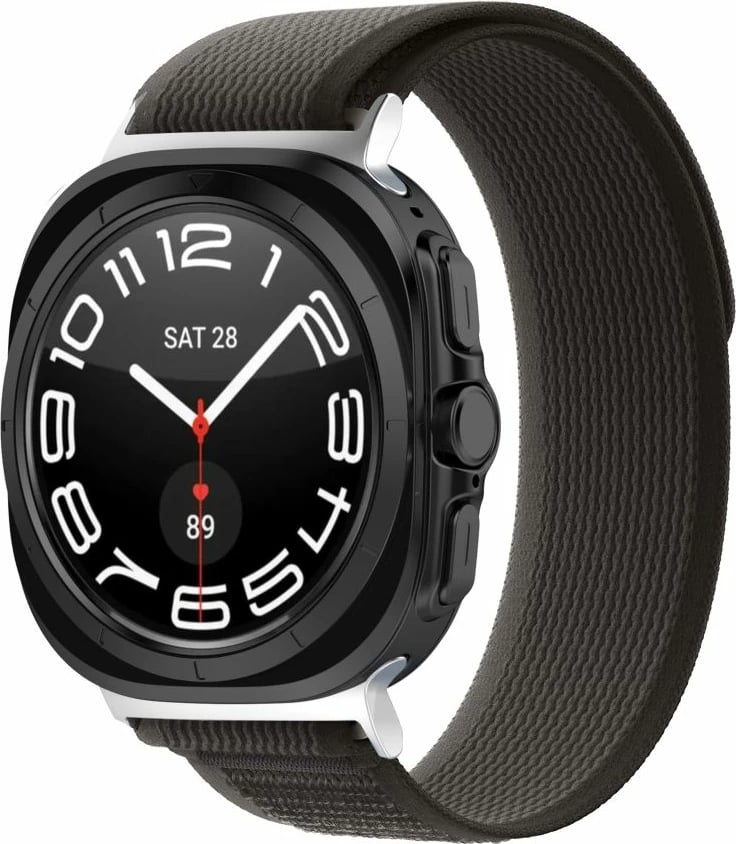 Rrip najloni për smartwatch Tech-Protect për Samsung Galaxy Watch Ultra 47mm, zi/portokalli Rrip najloni për smartwatch Tech-Protect për Samsung Galaxy Watch Ultra 47mm, zi/portokalli