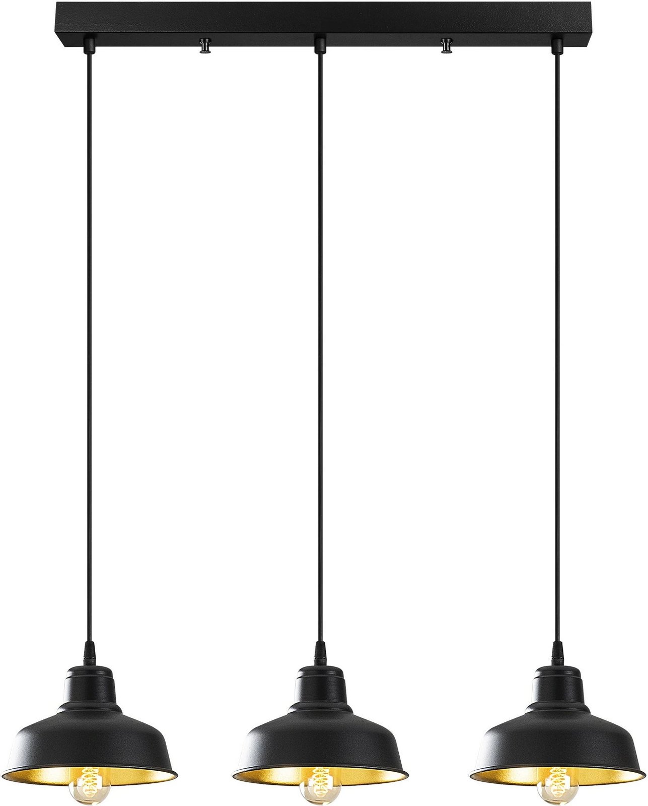 Llambë tavani industriale, ngjyrë e zezë, Opviq Berceste - 181BLACK-S1