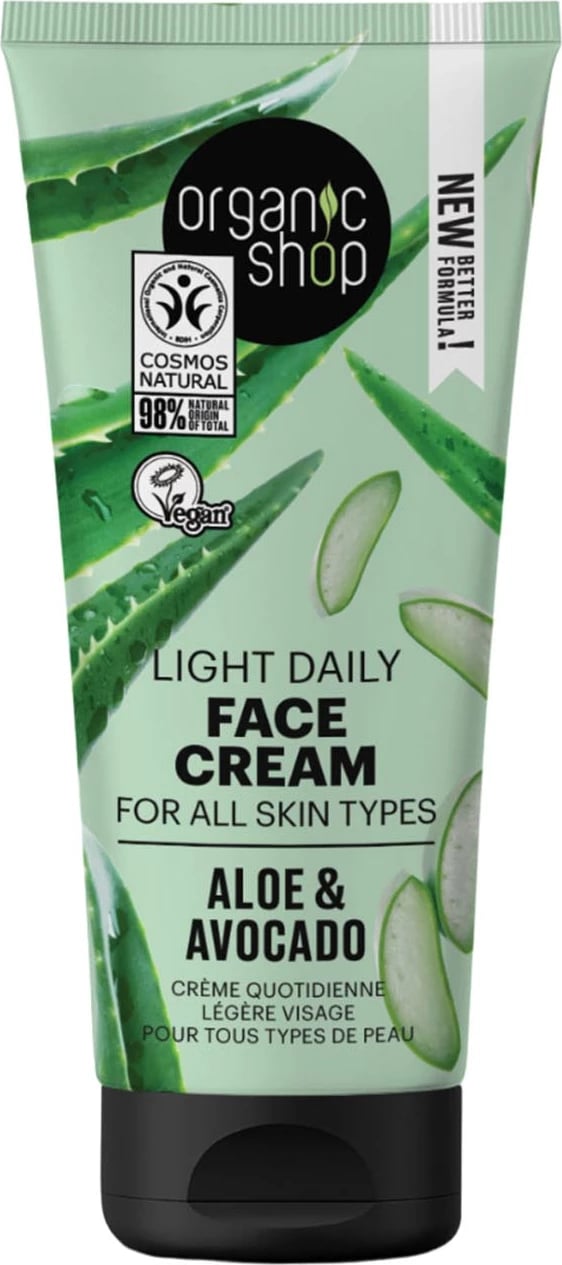 Krem fytyre Organic Shop Aloe & Avocado 50ml