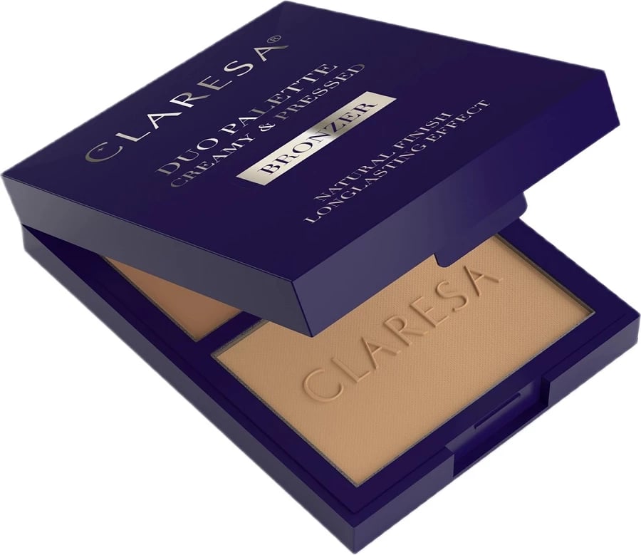 Paletë konturimi krem dhe pluhur Claresa Duo Palette Creamy & Pressed 01 More Sculpted për femra, 8.5g