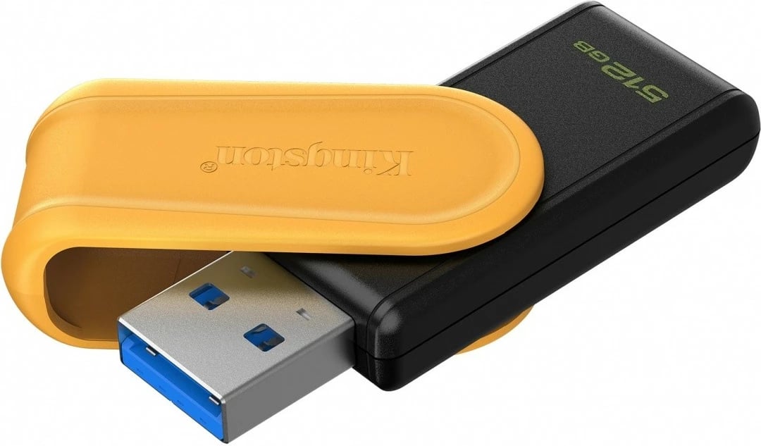 Pendrive Kingston DataTraveler Exodia S 512GB, USB 3.2, Zi/Verdhë