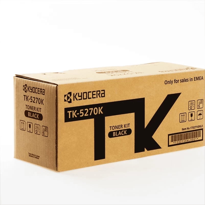Toner, Kyocera, TK-5270K 1T02TV0NL0, deri 8000 faqe, standard, e zezë
