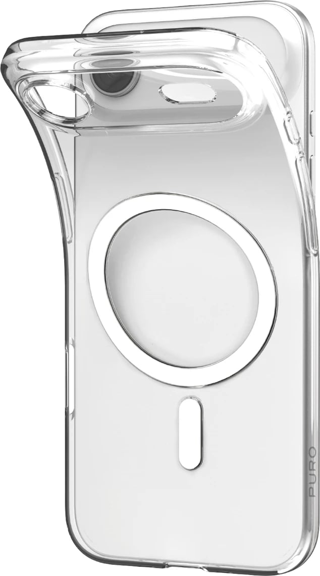 Mbështjellës Puro 0.3 MAG Ultra-Slim TPU për iPhone 17 Air, MagSafe, Transparent