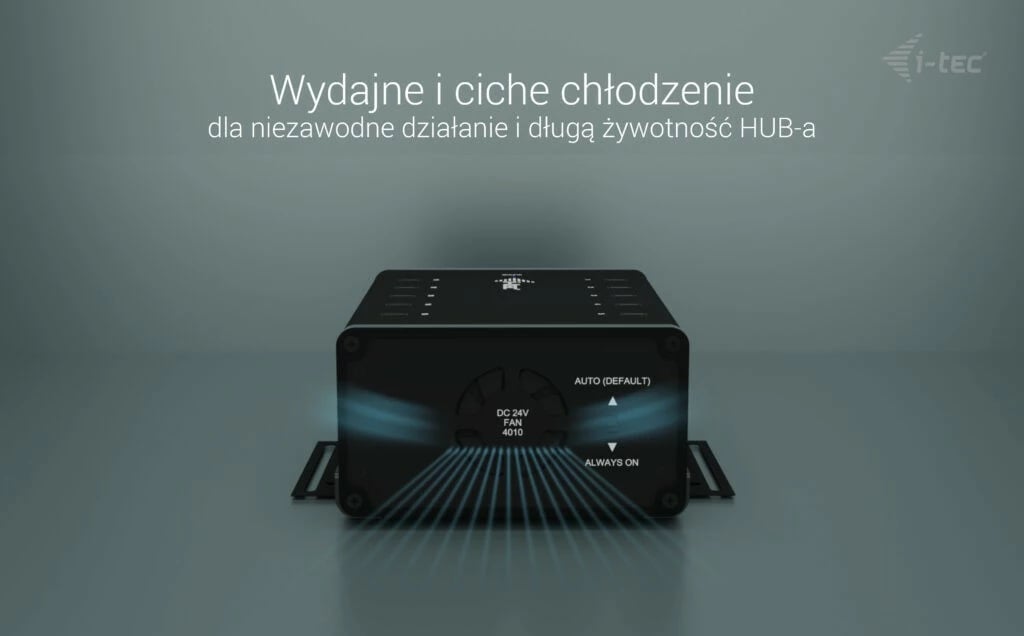 HUB i-tec CACHRGHUB10C, 10x USB-C, 15W për port, Metal