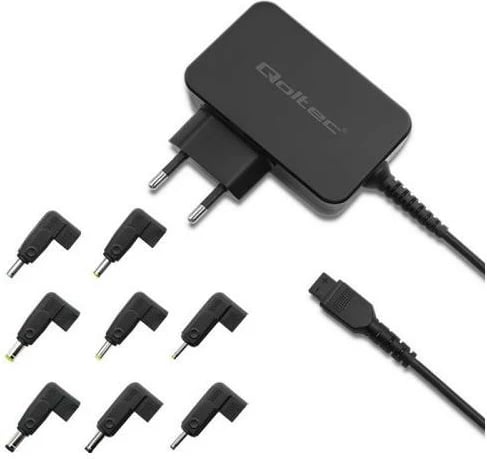 Adapter universal Qoltec 30W, 8 konektorë