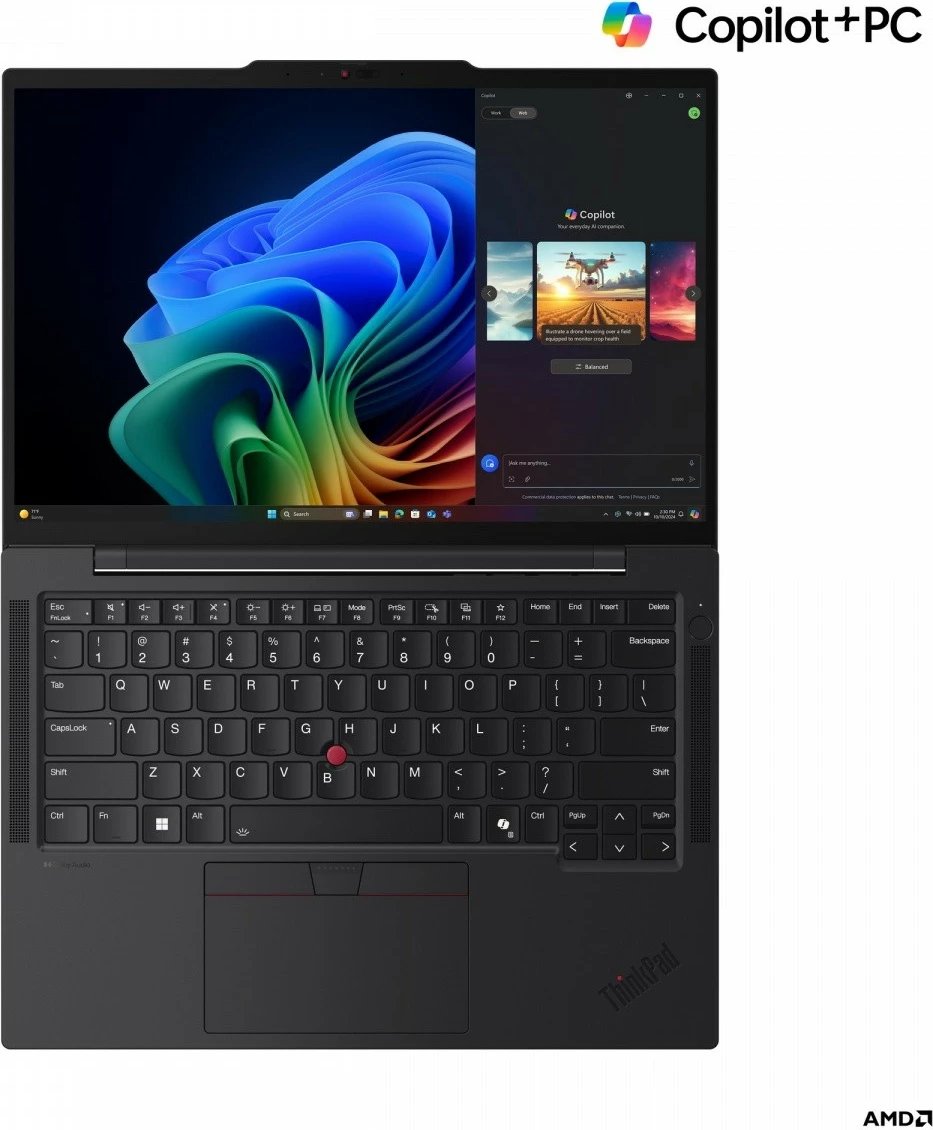 Ultrabook Lenovo ThinkPad T14s Gen 6, AMD Ryzen 7 PRO 360, 32GB RAM, 1TB SSD, 14" WUXGA, E zezë Ultrabook Lenovo ThinkPad T14s Gen 6, AMD Ryzen 7 PRO 360, 32GB RAM, 1TB SSD, 14" WUXGA, E zezë