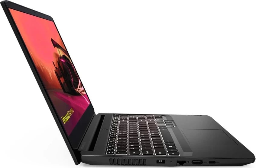 Laptop për lojëra Lenovo Ideapad 3-15, Ryzen 5 5500H, 32GB RAM, 512GB SSD, RTX2050, 15.6"-144Hz, e zezë