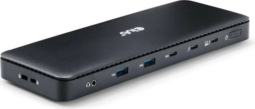 Docking station Club3D Thunderbolt4 12-in-1, universal, 3 ekrane, 0.8m, e zezë