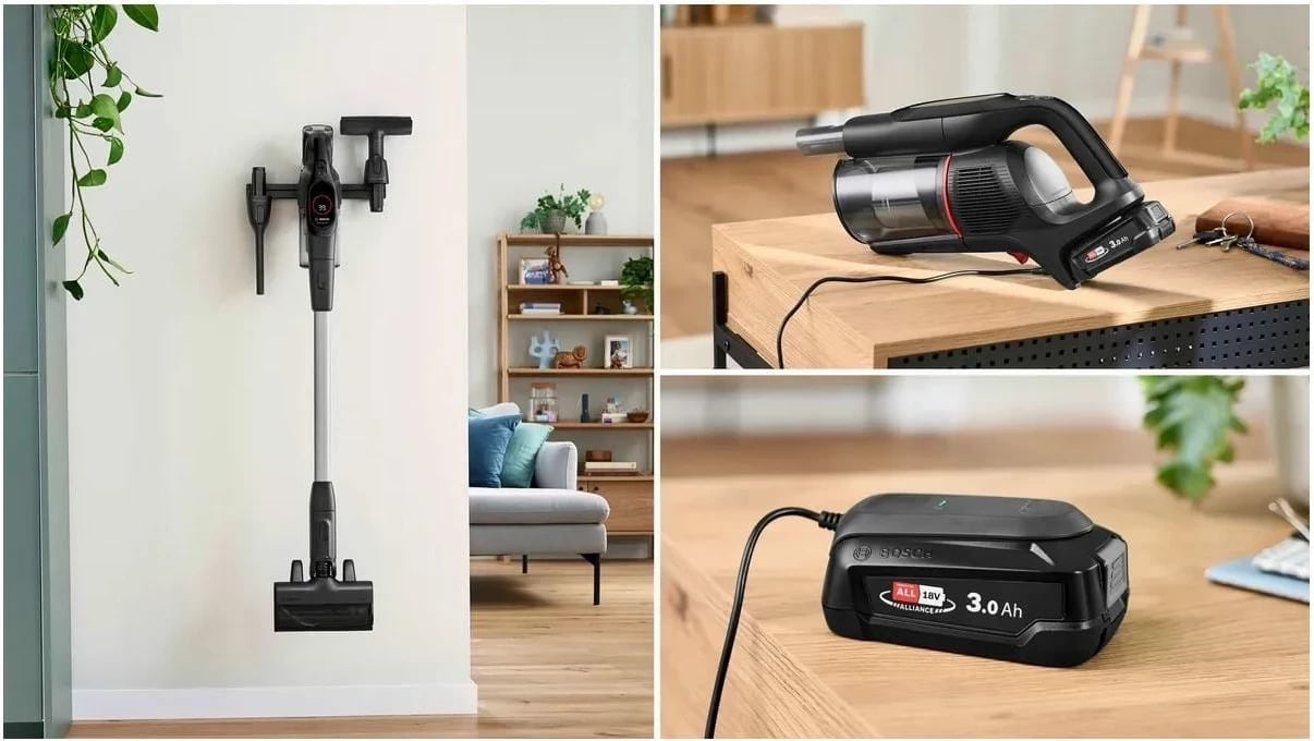 Fshesë pa kabllo Bosch Unlimited 9 BCS931BQC, 0.4L, 18V, e zezë