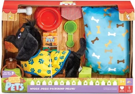 Set lodër për fëmijë Pitter Patter Pets Wiggle Jiggle Daschund Deluxe Electronic Pet