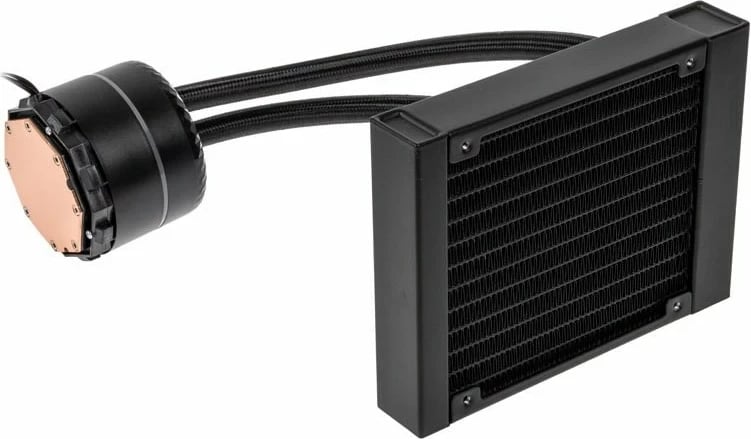 Kuler për procesor Kolink Umbra Void 120 AIO, 12 cm, Alumini, Gjelbër