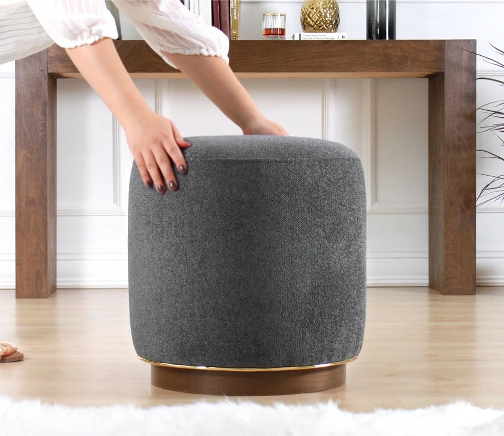 Puf modern, ngjyrë gri, Atelier del Sofa, Zeone