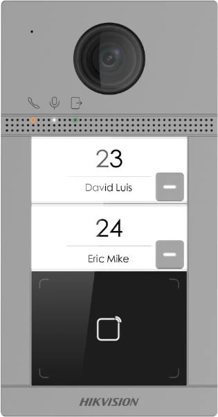 Interkom dere Hikvision DS-KV8213-WME1(C), 2MP, IP65, Gri