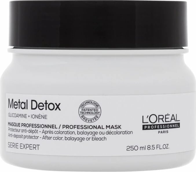 Maskë për flokë L'Oréal Professionnel Metal Detox femra 250ml