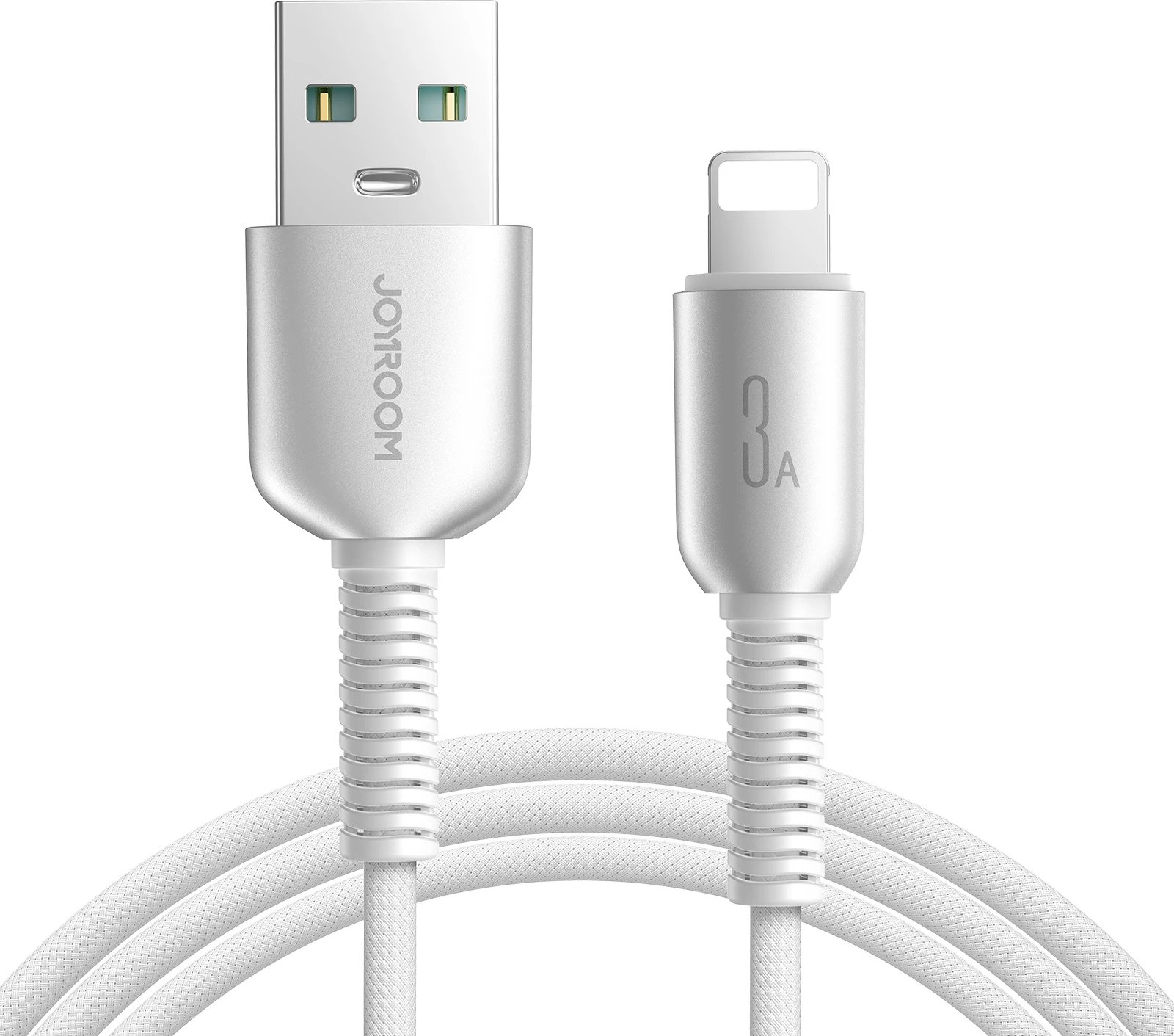Kabllo Joyroom S-A51 Cutting-Edge Series, USB-A në Lightning, 1.2m, 3A, Gri