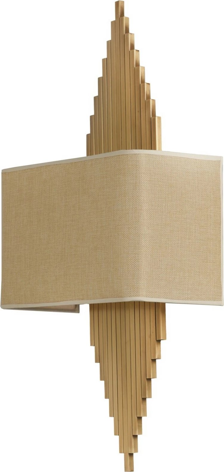 Llambë muri Opviq, Aslı - 8763-1P, ngjyrë ari dhe bezhë