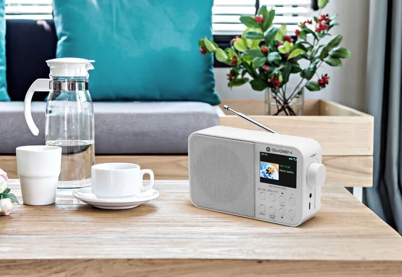 Radio Portative me DAB+, FM, LCD dhe Bluetooth GOGEN GOGDAB500BTCW (Bardhë)