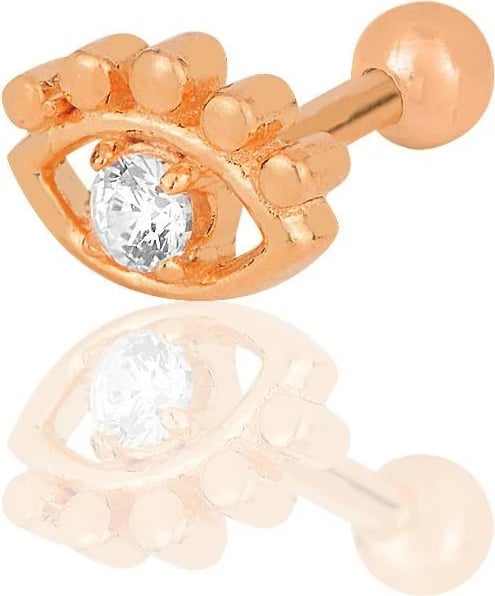 Piercing argjendi, ngjyrë rozë ari, Jumeon, SGTL12202