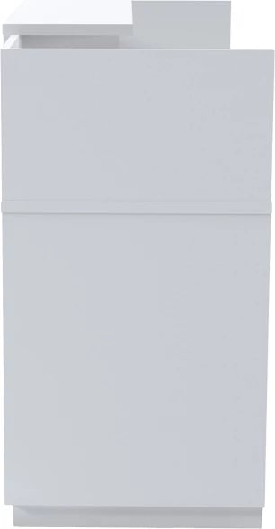 Recepsion Lotus, ngjyrë e bardhë, 140x70x110cm