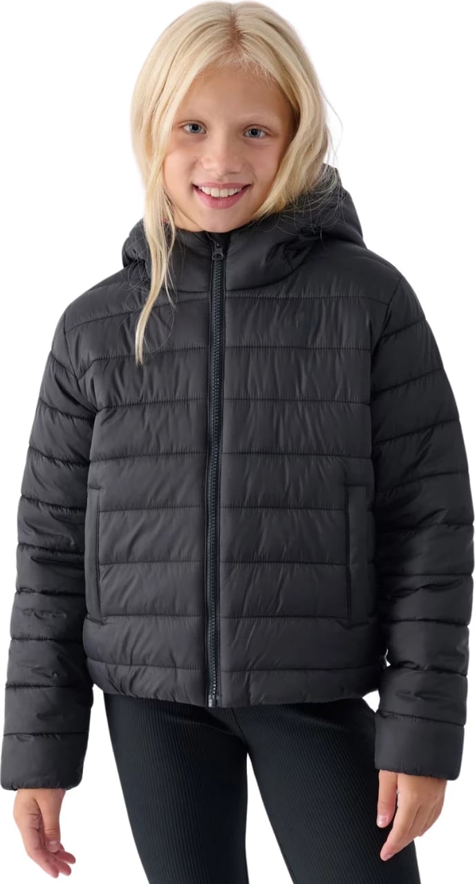 Jakne për fëmijë 4F, e zezë