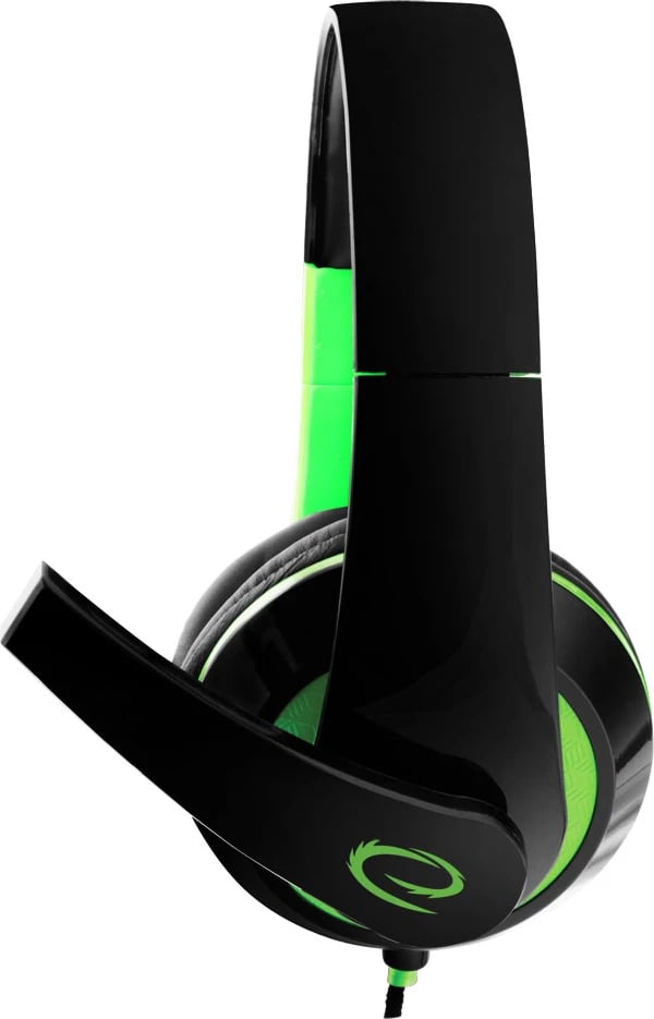 Kufje gaming me mikrofon, Esperanza CONDOR EGH300G, stereo, 2x 3.5 mm, me kontroll zëri, jeshile