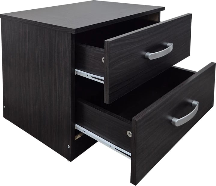 Komodinë Athos, ngjyrë wenge, 48x40x41.5cm