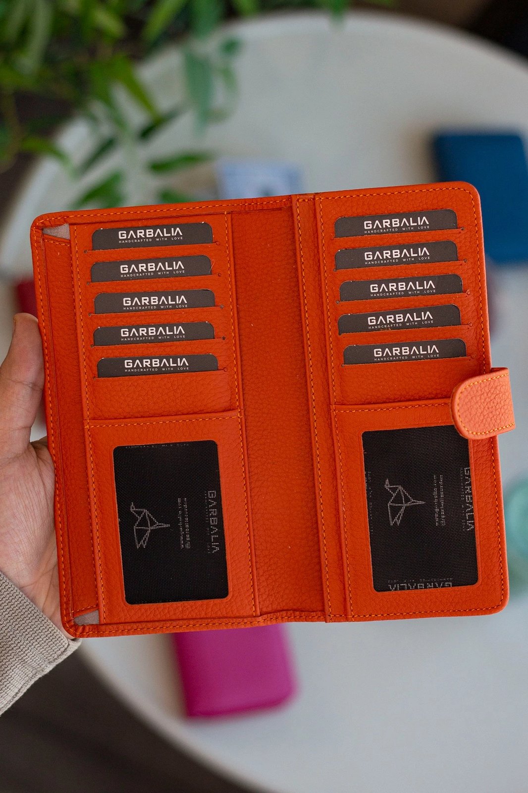Portofol unisex Zoozie Bags, ngjyrë portokalli, Graz