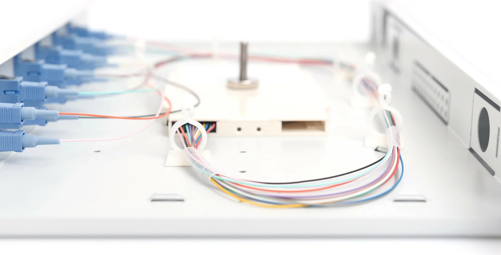 Kuti splice fiber optik Digitus, 1U, SC, OS2, rack mounting, gri