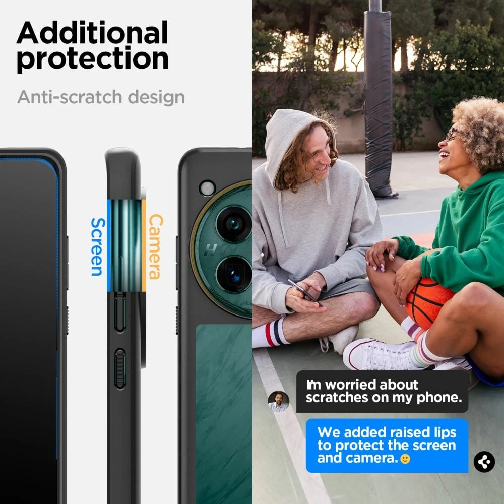 Mbështjellës Spigen Ultra Hybrid për OnePlus 12, Matte Black