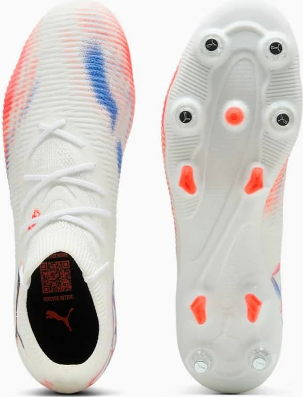 Atlete futbolli për meshkuj Puma, të bardha