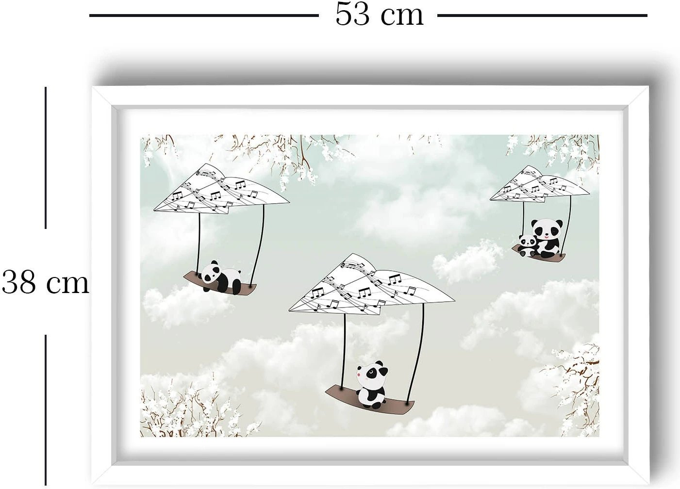 Pikturë dekorative me kornizë MDF, Wallity, 3853BCT-007