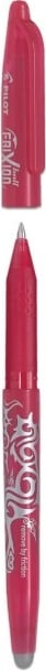 Stilolaps PILOT FriXion Ball Clip, i rimbushshëm, mesatar, rozë