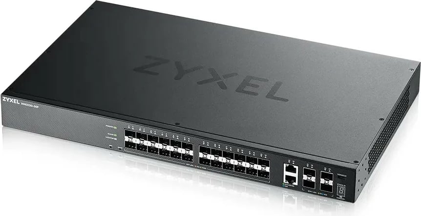 Switch i menaxhuar Zyxel XGS2220-30F, 24 porte SFP, Mini Tower, i zi