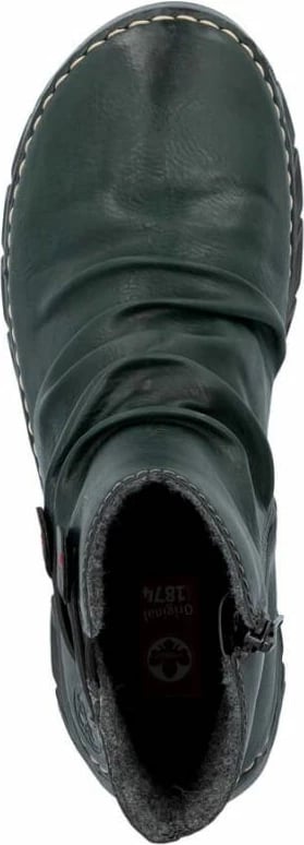 Çizme për femra Rieker, të gjelbra