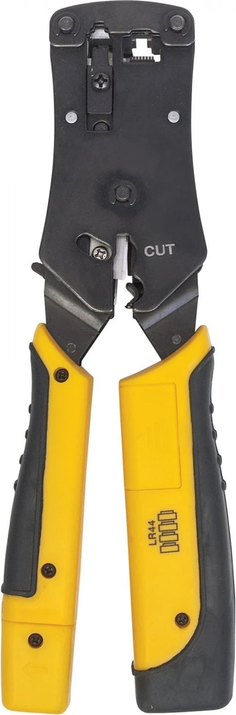 Vegla profesionale Intellinet 780124 për shtypjen e prizave RJ dhe testimin e kabllove