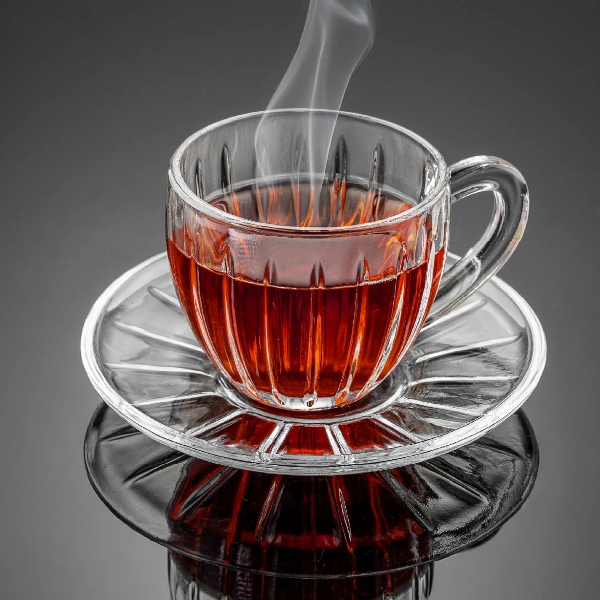 Set gotash prej qelqi (12 copë), Hermia Concept, Ts3023Gcl, transparent