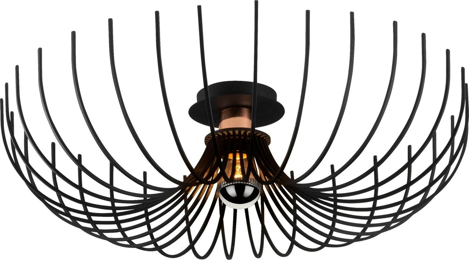 Llambë tavani Opviq, Aspendos - N-639, e zezë Llambë tavani Opviq, Aspendos - N-639, e zezë