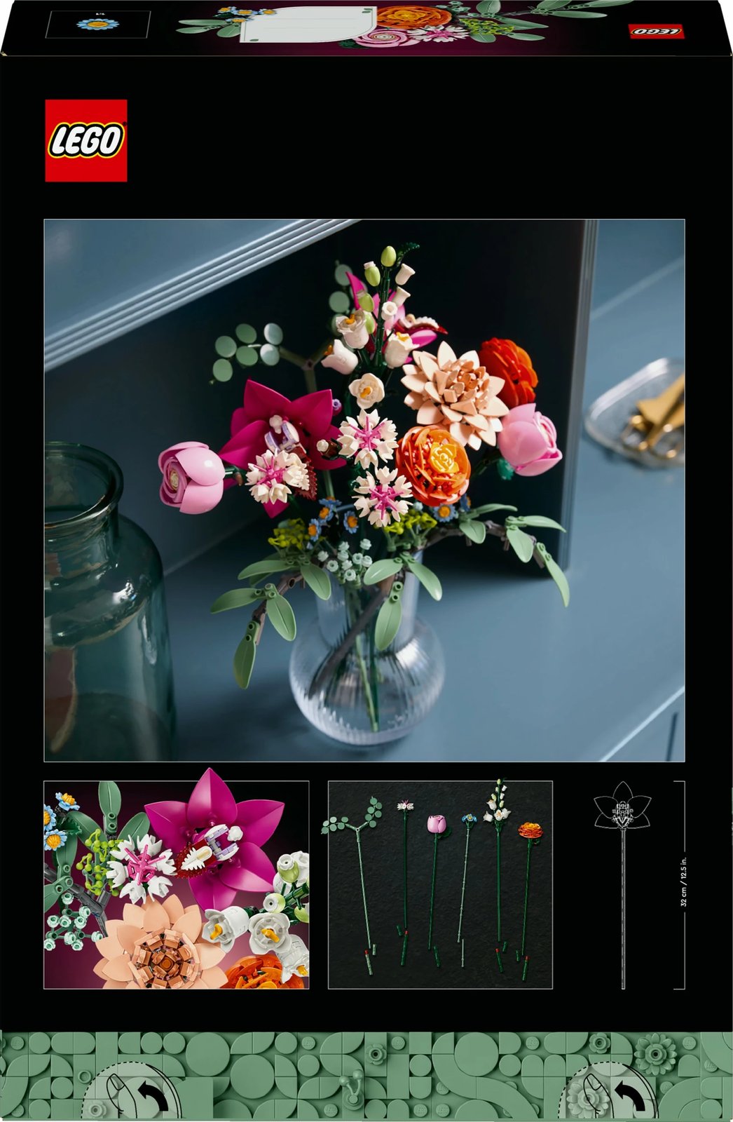 Set ndërtimi LEGO Botanicals Schöner Rosafarbener Blumenstrauß 10342, shumëngjyrësh Set ndërtimi LEGO Botanicals Schöner Rosafarbener Blumenstrauß 10342, shumëngjyrësh